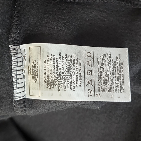 ADIDAS CREW NECK SWEATSHIRT BLACK - Picture 7 of 10